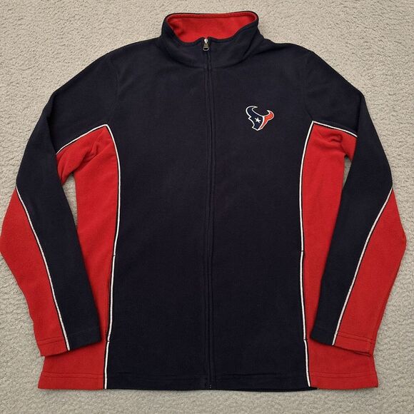 NFL Tops - NFL Apparel Houston Texans‎ Full Zip Fleece Women's Large 1st & Fashion Football